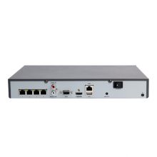 海康威视 Hikvision DS-7604N-Q1/A 防控专用硬盘录像机 兼容8T监控硬盘 支持800万摄像头接入 4K高清网络监控主机 黑色 单位:台