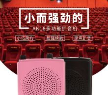 爱课 AK18 小蜜蜂扩音器配耳麦 黑（单位：套|）