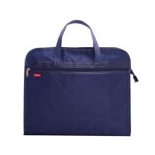 德仕高 D-3128 立体手提袋 资料文件袋 可定制logo 蓝色(单位：个）