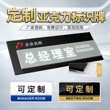 永恒主题 240mm*127cm 亚克力标识牌办公室门牌科室牌换热站（机房重地闲人免进）（单位：片）