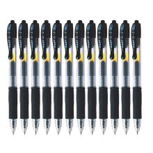 百乐(PILOT) BL-G2-38-B 按动中性笔子弹头黑色签字笔 0.38mm 12支（单位：盒）
