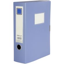 金得利 DC-75 PP材料标准档案盒 A4 背宽75mm 236*320*75mm 蓝色 （单位：个）
