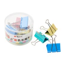 晨光 ABS92738 Eplus彩色长尾夹 50mm 12枚/筒（单位：筒）