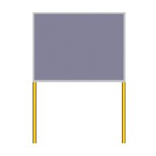 艾伯德 900mm*1200mm*2000mm 展示白板架 混色(单位:副）