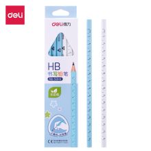 得力 58141 HB 三角杆铅笔 12支/盒 蓝色（单位：盒）