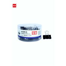 宝客 BK-653 3号黑色长尾夹 32mm 24个/筒 黑色 (单位:筒)