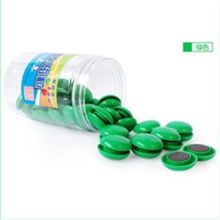 聚联 C-3050 蓝色 圆形白板磁粒 30mm 50粒/筒