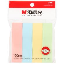 晨光 YS-13 76*19mm/100页 便签条百事贴 4条装 （单位：袋）