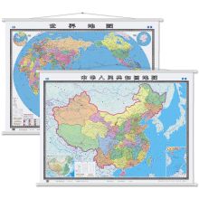 中国地图 1.1*1.5m 亚光膜 挂杆无缝  单位：个