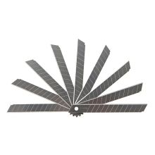 优拉 0212 小号美工刀刀片 9mm 10片/盒 单位:盒 银色