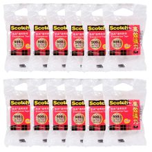3M 胶带 500-QS 18mm×15m/12卷/筒 高效强力透明胶带 配色 单位：筒
