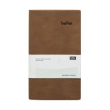 得印 3679 商务皮面笔记本子 A6 100张/本 单位：本 驼色