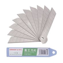 金得利 OS1601 美工刀片 10片/盒 18mm 镍 单位：盒