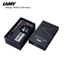 凌美（LAMY）钢笔礼盒 恒星系列EF笔尖深灰色墨水笔+黑色墨水墨水芯商务套装 0.5mm-私人定制刻字(单位：根）