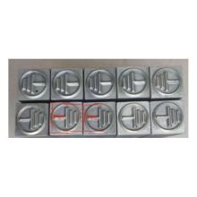 长城 70*10*10mm 钢字头 长度70mm/头部外圆直径9mm/内径7mm/材质CR12MOV的模具钢/硬度（沾火Rc=58-62）/单独制版/每个一个模具 计价单位：个