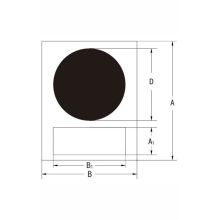 LRGIP 150mm×120mm 指令标志 2mm铝板3M广告级反光膜贴面 单位：块（可定制）