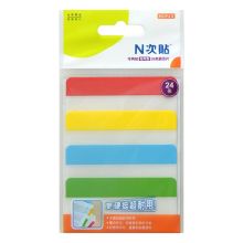 N次贴 34041 荧光便利贴4色 76*38mm 混色 24枚 单位：包