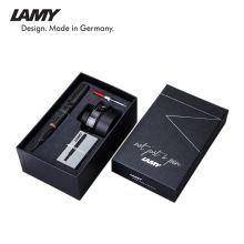 凌美 17EF 0.5mm 狩猎系列EF笔尖磨砂黑色墨水笔+黑色墨水墨水芯商务套装（单位：盒）