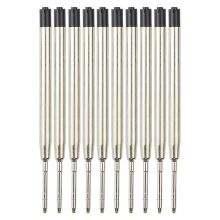 得印 5987 金属圆珠笔芯 1.0mm 10支/袋 黑色 单位：袋