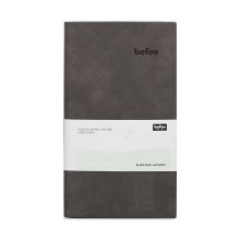 得印 3709 商务皮面笔记本子 A6 100张/本 单位：本 黑铁色