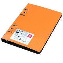 得力 5853 活页笔记本 A5 100页/本 单位：本 橙色