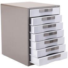 国产 9307 金属文件柜 七层带锁 银灰色 （单位：台）