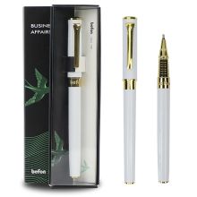 得印 0134 黑色金属商务中性笔 0.5mm 单位：支 白色