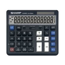 夏普 EL-2135PLUS-BK 太阳能双电源计算器 12位 单个装 黑色 （单位：个）