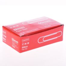 史泰博 PC1003 回形针 50mm 100枚/盒 单位：盒 银色