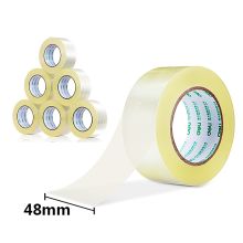 得力 30214 普透封箱胶带 48mm*150y 6卷/筒 单位：筒