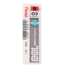 派通 C205 自动铅笔芯 0.5mm B 单管装 本色 （单位：管）