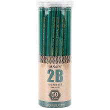 晨光 AWP35797 经典绿杆铅笔 2B 50支/桶 黑色 （单位：桶）