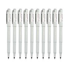斑马（ZEBRA） BE-100-BK 会议签字笔中性笔 0.5mm 10支装 单位:盒 黑色