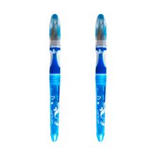 白雪 FP-5019 直液式蓝色笔杆钢笔+8支墨囊 M尖 1+6/卡 蓝色 （单位：卡）