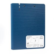 天色 TS-1608 双夹文件夹 A4 单个装 深邃蓝 （单位：个）