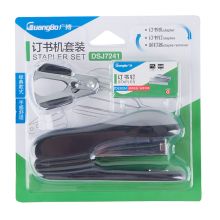 广博 DSJ7241 订书机套装订书器(订书机+起钉器+订书钉) 12# 黑色 （单位：套）