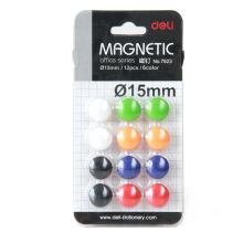 得力 7823 磁粒 15mm 12支/卡 彩色 （单位：卡）
