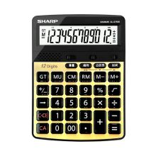 夏普 EL-G7600-GL 语音台式计算器 12位 单个装 土豪金 （单位：个）