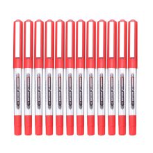 三木 P7 12支 0.5mm直液式走珠签字笔学生考试中性笔 红色 （单位：盒）