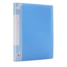 三木 P69-40 A4/40页资料册/插袋文件册/活页文件夹 蓝 （单位：个）