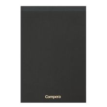 齐心 C8216 A5 80张 Compera商务拍纸本（空白）黑 5本装 （单位：套）
