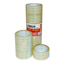 得力/deli  30202 超透明 封箱胶带  48mm*50y*50um 6卷/筒 1/12  透明