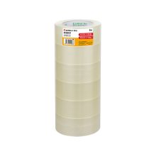 齐心（COMIX） JP4815-6 普透封箱胶带 48mm*150y 6卷/筒 透明 单位：筒