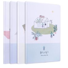 得力 T1696-01SH 16K 96页 自然主义胶套本笔记本 配色 （单位：本）