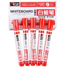 金万年 K-0607 梅花塞循环 加墨白板笔 蓝色 单位：盒