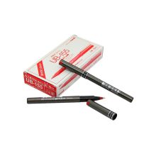 三菱 UB-155 拔帽式签字笔0.5mm 红 10支/盒（单位：支)