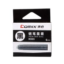 齐心 R995 钢笔墨囊 6支每SET 黑