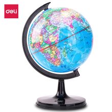 得力/deli 3033 地图 学生办公地球仪20cm 彩色