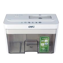得力(deli) 9932 3.5L 碎纸效果3*18mm 桌面型 碎纸机(计价单位：台) 白