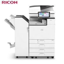 理光(Ricoh) IM C3000 双面输稿器+双面+四层纸盒+装订器SR3270+搭桥单元 A3多功能彩色复印机 (计价单位：台) 白色